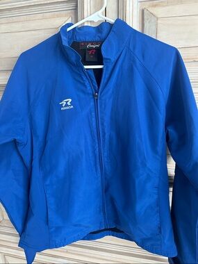 Ringor Women's Blue Bomber Zip Jacket